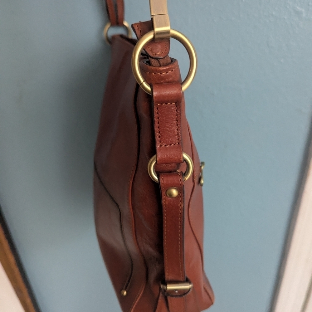 BanuceBrown Leather Hobo Bag - Picture 4 of 9